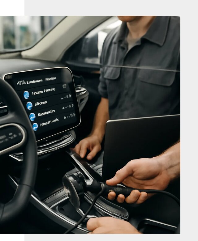 Установка приложений Geely для мультимедиа автомобиля в Железнодорожном