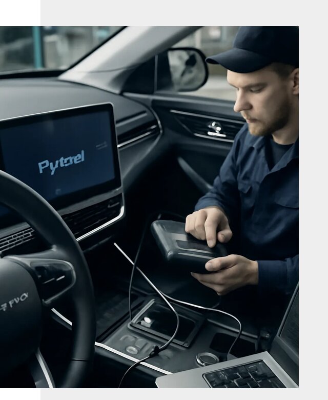 Русификация автомобилей Jetour с адаптацией меню в Железнодорожном